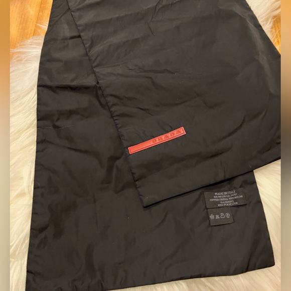 Prada Sport nylon puffer scarf black